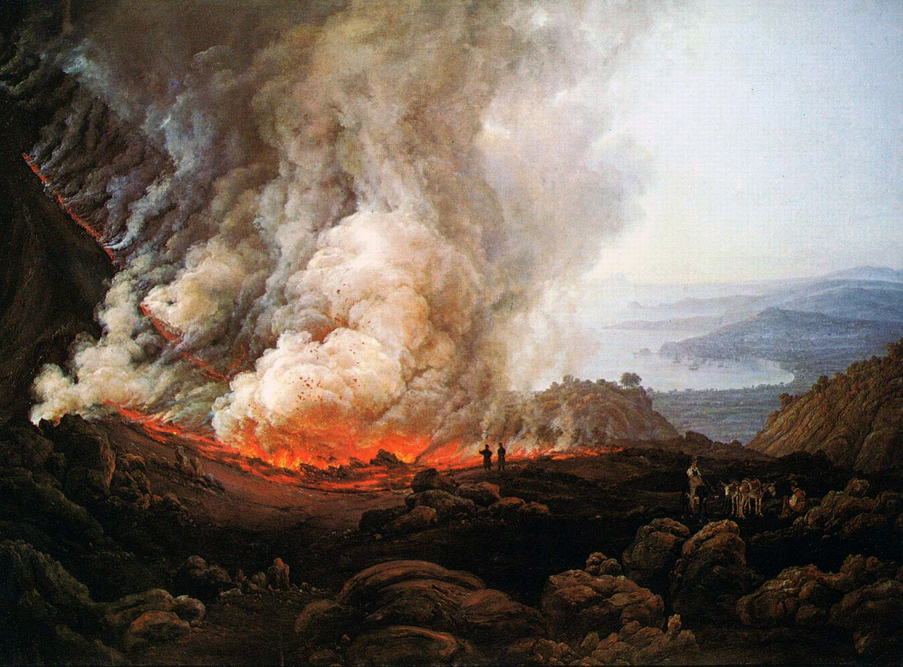 Johan Christian Dahl "Vesuvius utbrott" (1826)
