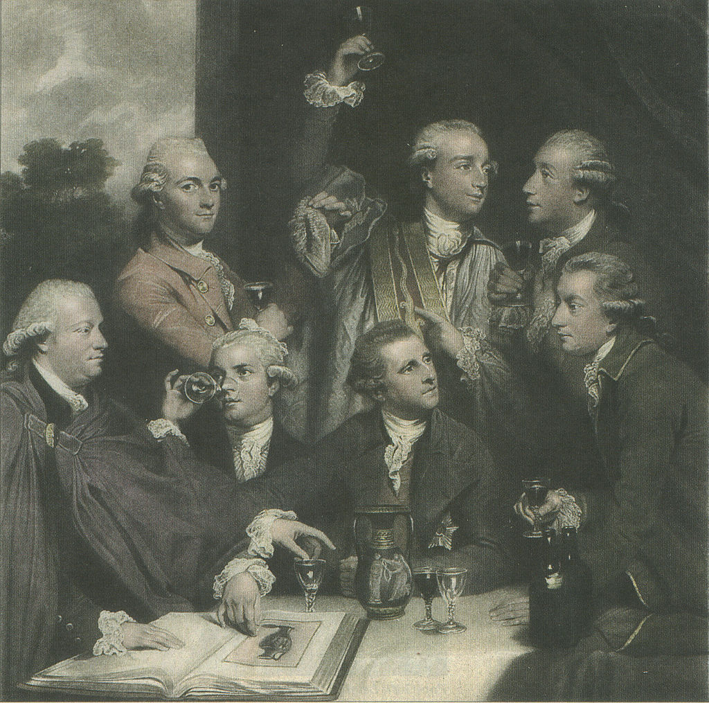 Joshua Reynolds "The dilettanti society" (1777)