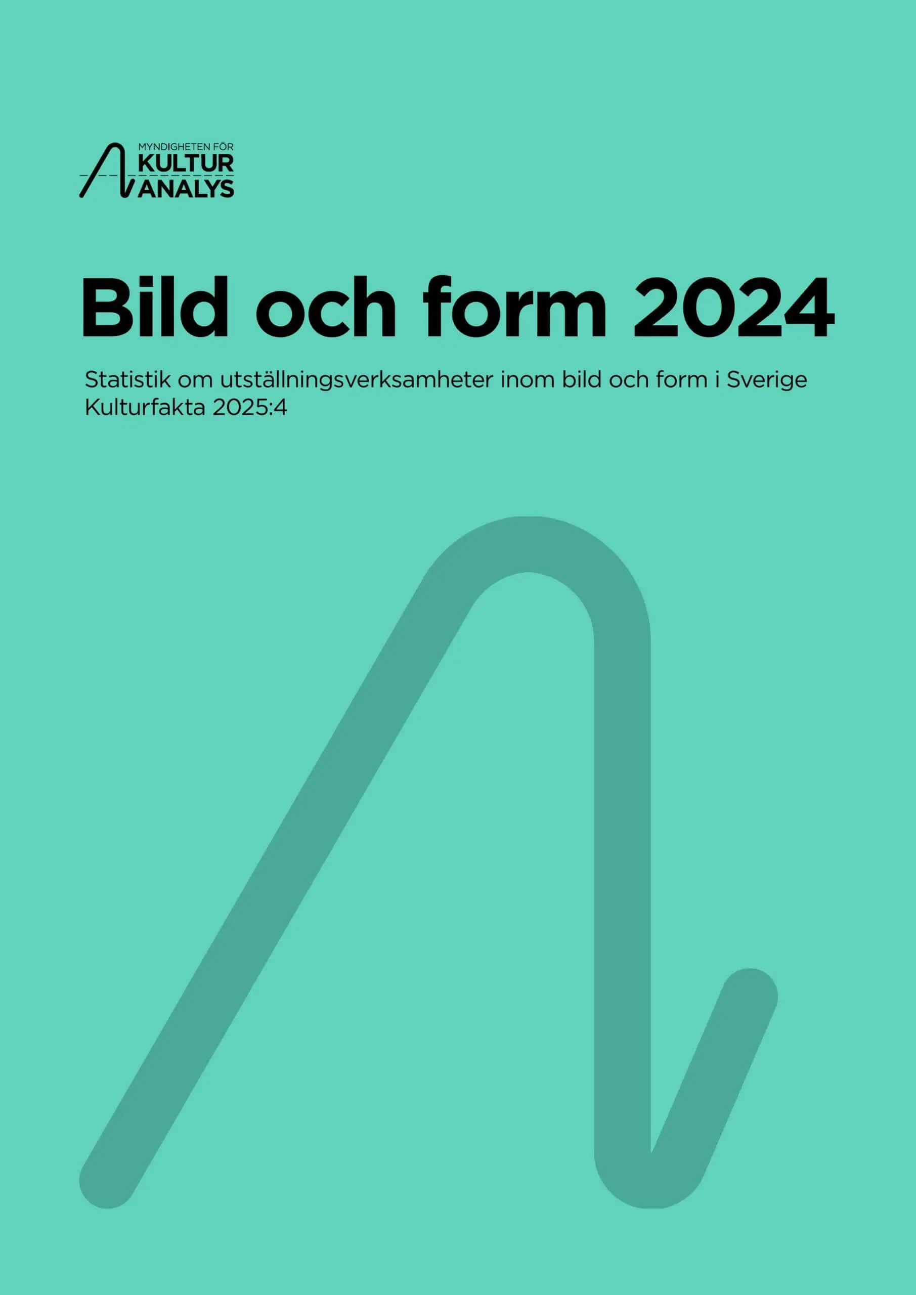 Omslag till rapporten Bild och form 2024