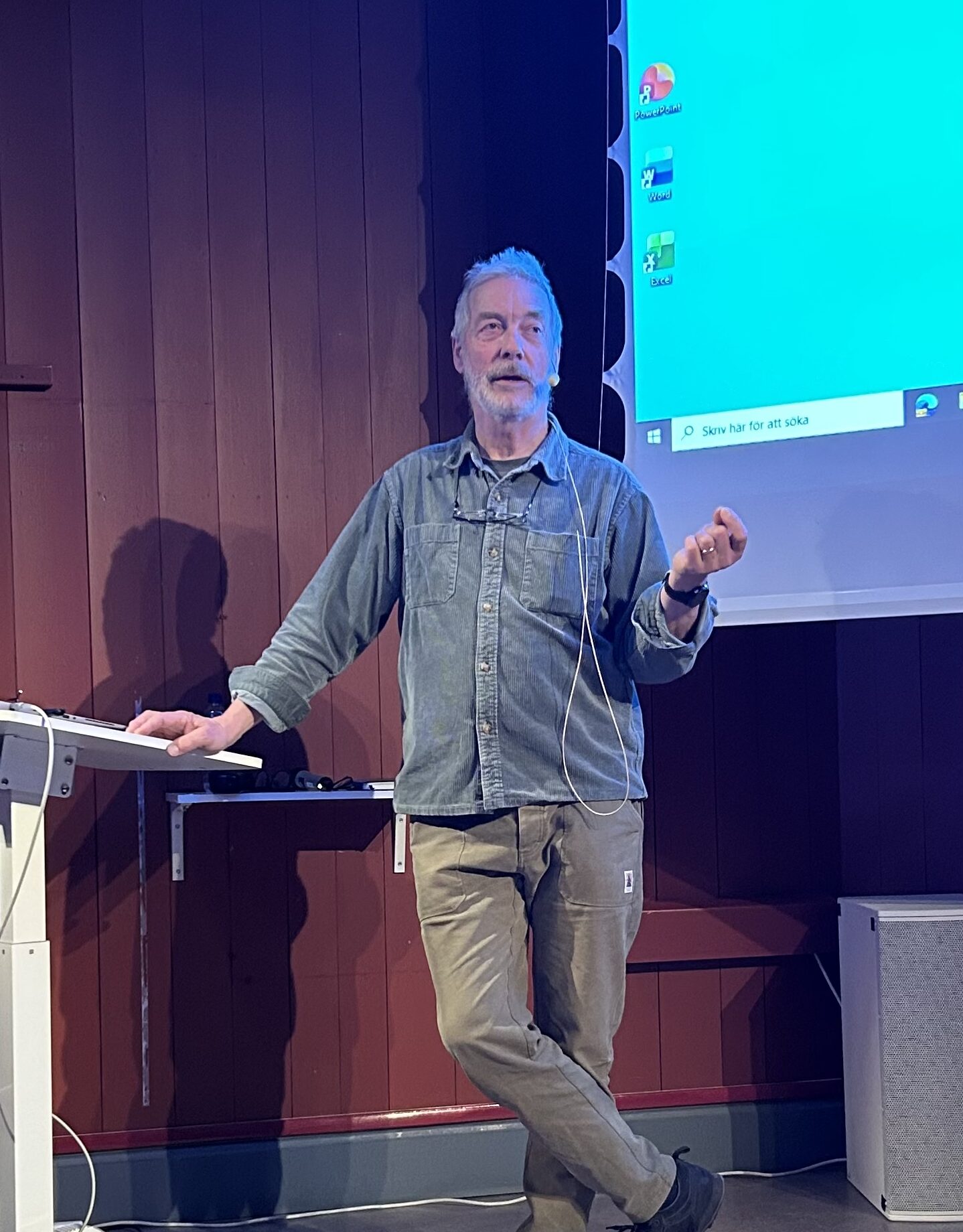 Man håller föredrag vid distriktsstämma Jämtland-Härjedalen