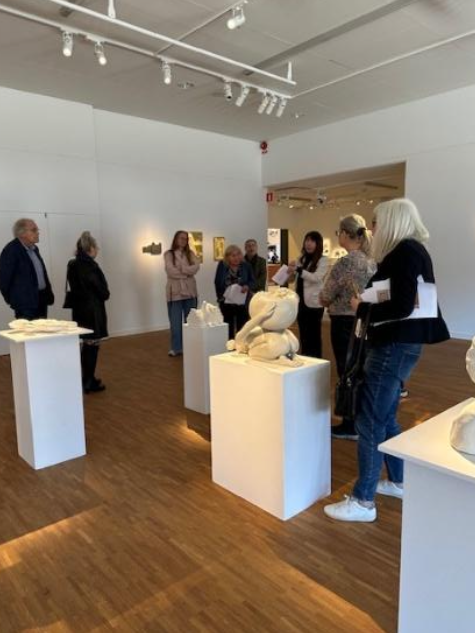 Anneli Berglund präsenterade uställningen